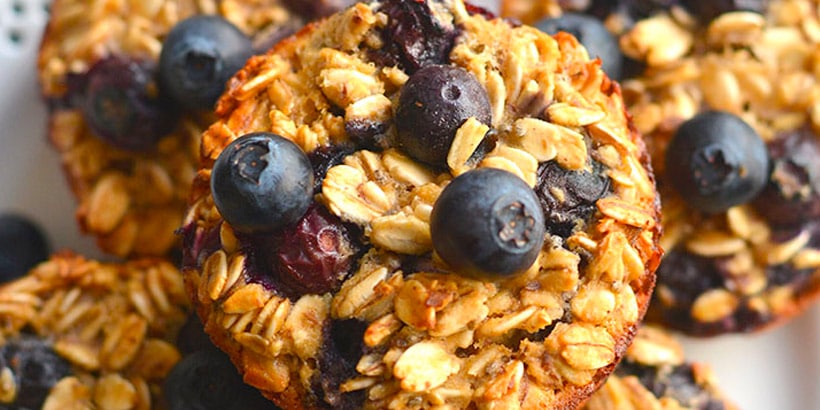 Blaubeerenproteinmuffins